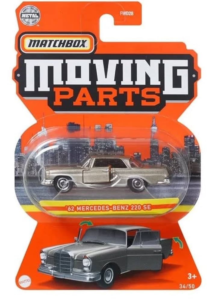 マテル・クリエーションズマッチボックス- メルセデスベンツ 220 SE クーペ Matchbox Mattel Creations Exclusive Mercedes-Benz 220 SE